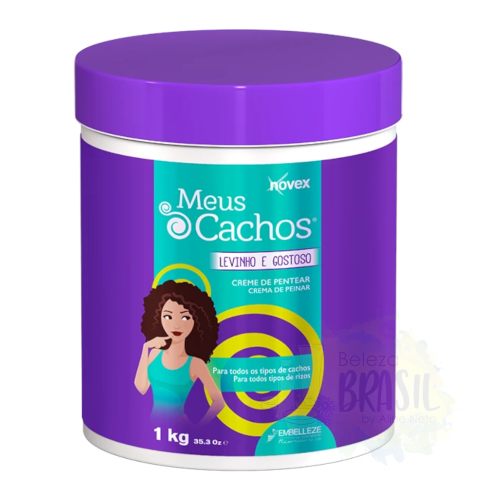 Styling Cream legère "Meus cachos, Levinho e gostoso" curly hair "novex" 1kg