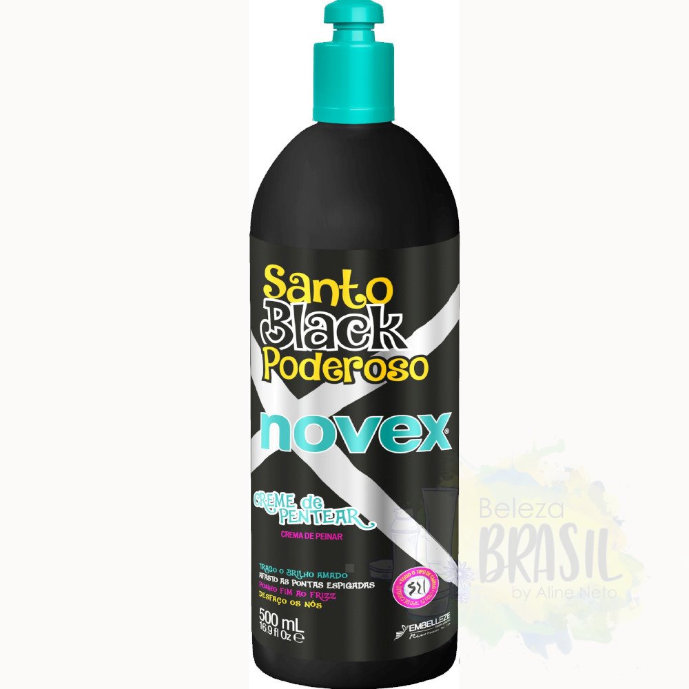 Styling Cream "Santo black poderoso" "novex" 500ml