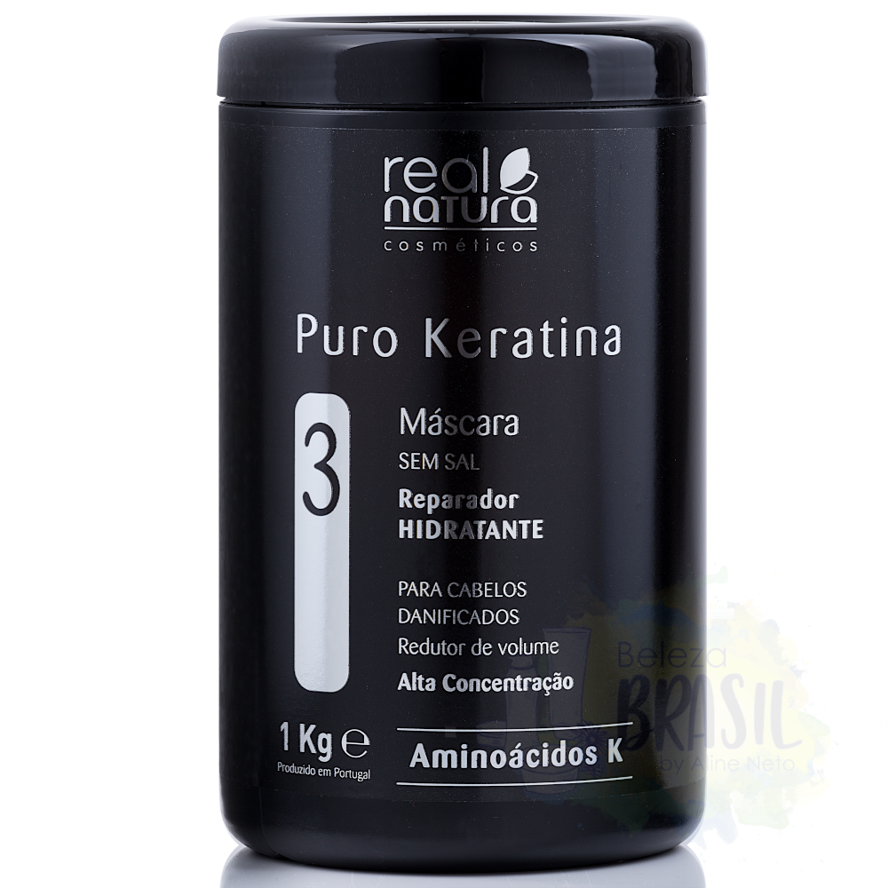 Mask "Puro Keratina" repair and hydration "Real Natura" 1Kg