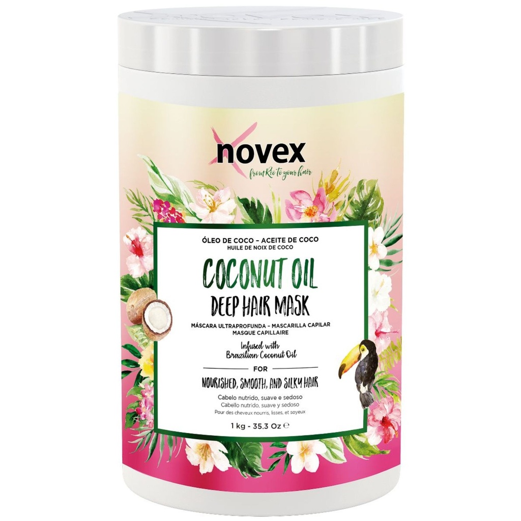 Máscara ultra-profunda "Coconut oil" Óleo de Coco "Novex" 1kg