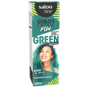 Tonalizante Verde Temporário - Color Express Fun - Adiciona Tom Verde Vibrante e Brilho - Salon Line 100ml
