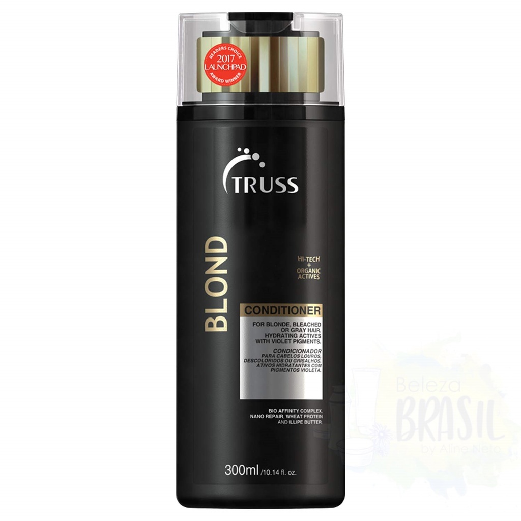 Après-shampoing hidratant "Blond" pour cheveux blonds, décolorés ou gris "Truss" 300ml