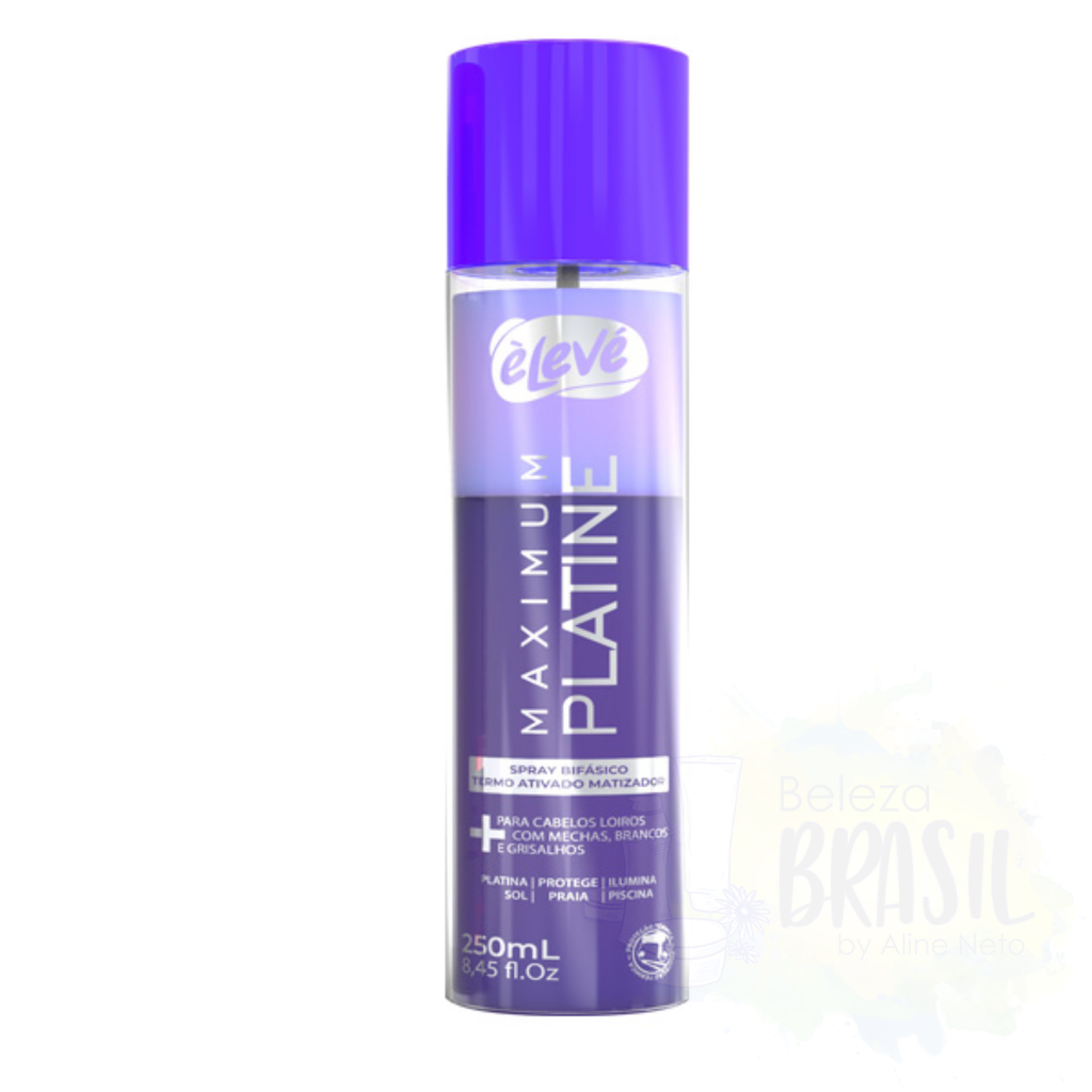 Spray multifuncional para rubias "Maximum Platine" con protección térmica "Èlevé" 250ml
