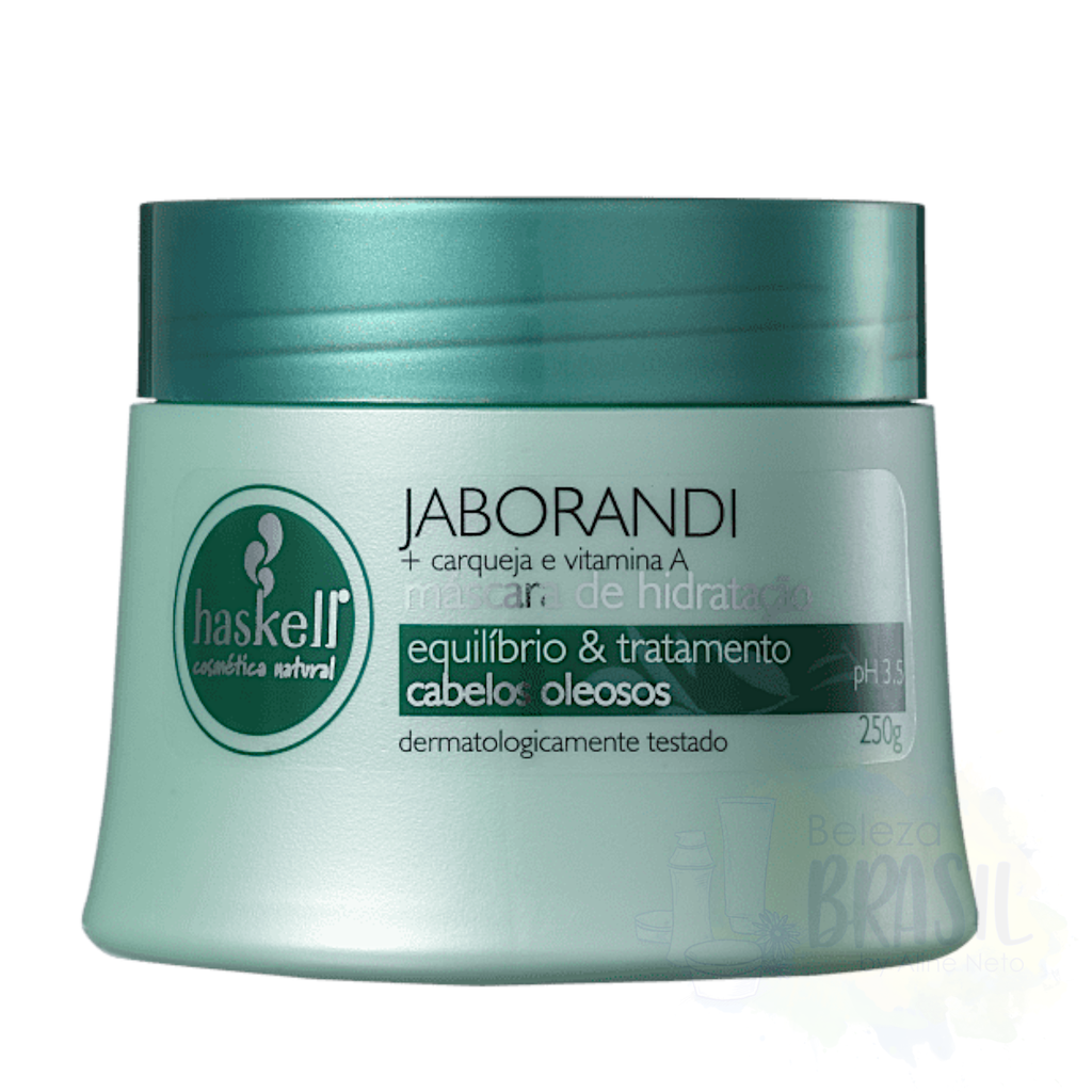 Máscara de hidratação "Jaborandi" especial para cabelo oleoso "Haskell" 250 g