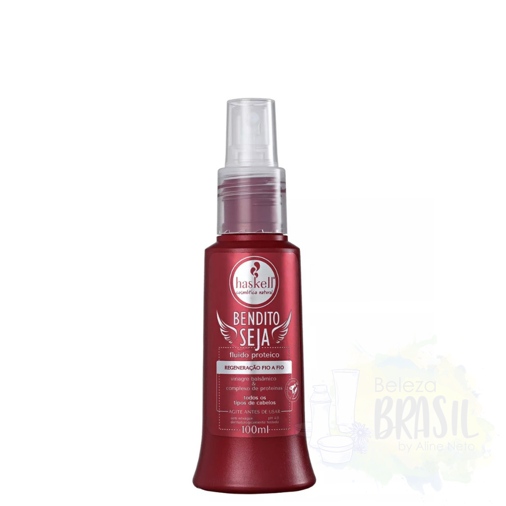 Protein Fluid Spray "Bendito Seja" Regeneration Thermoprotector strand by strand "Haskell" 100ml