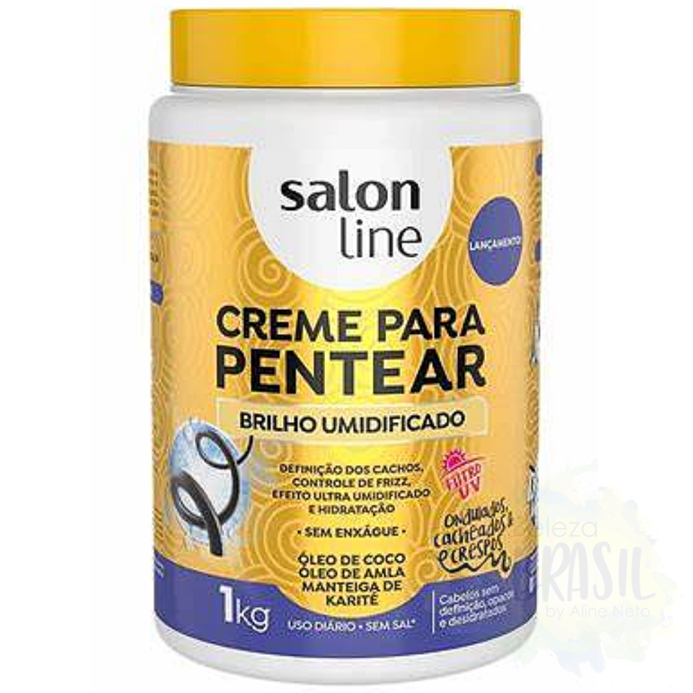 Styling Cream wet shine "Brilho Umidificado" definition of curls "Salon Line" 1Kg
