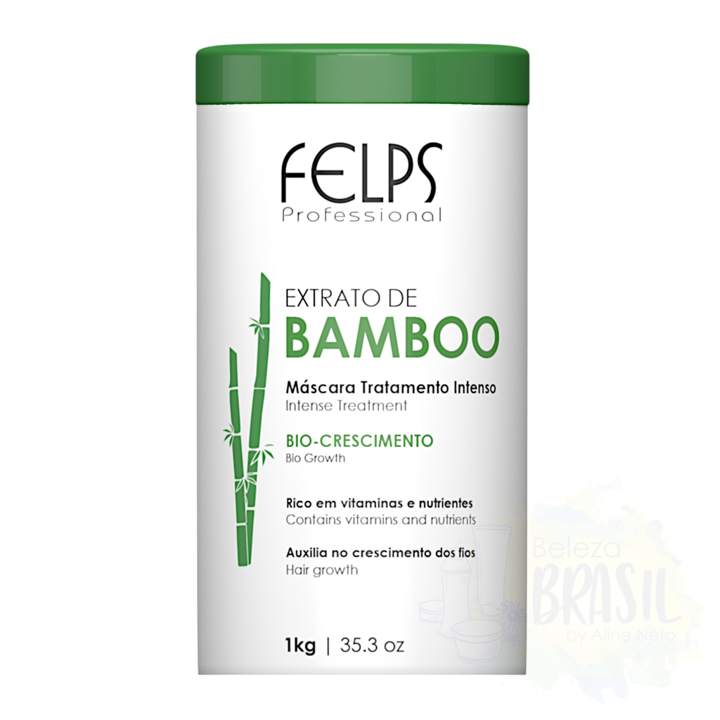 Masque de traitement intense "Extrato de Bamboo" riche en vitamines et nutriments "Felps Professional" 1 KG