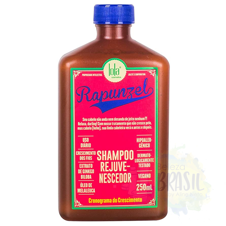 Shampoo "Vegan" Rejuvenating "rapunzel" Growth Chronogram "lola" 250ml