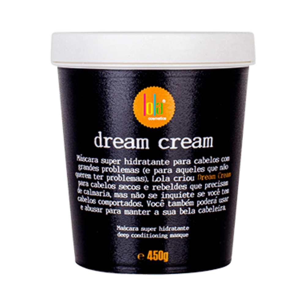 Masque "Vegan" hydratant "Dream Cream" Cheveux secs et rebelles" lola " 450g