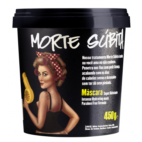 Msque "Vegan" Hidratant "Morte Subita" Dry and damaged hair "lola" 450g