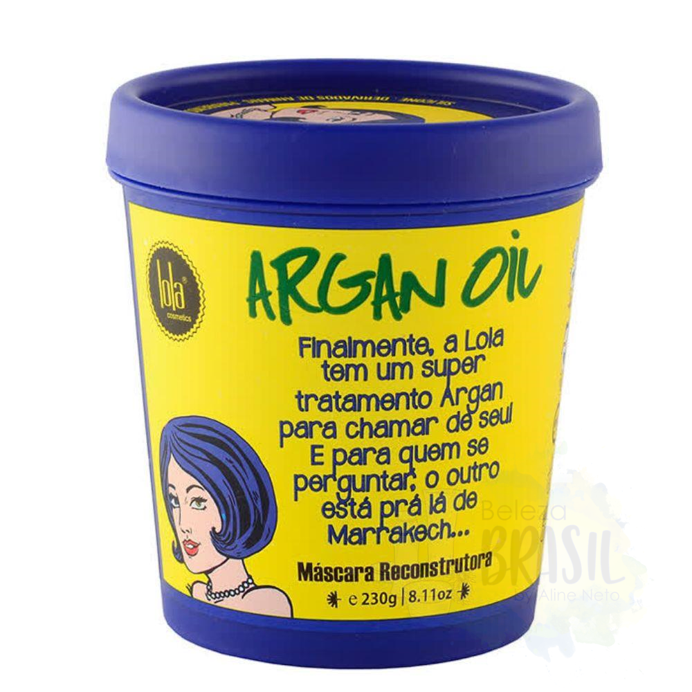 Masque "Vegan"  reconstructeur "Argan Oil" argan/pracaxi " lola " 230g
