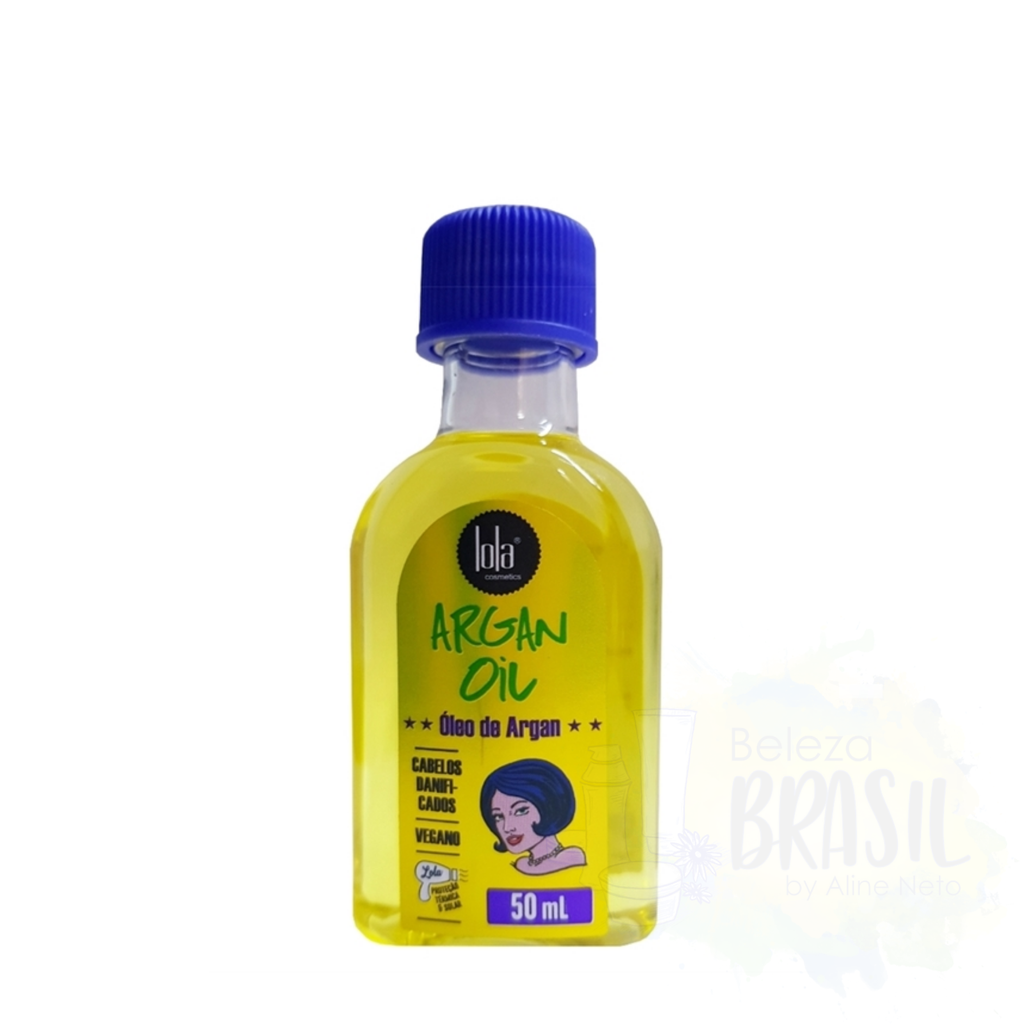 Aceite de protección "vegano" y control de frizz "Argan Oil" argán/pracaxi "lola" 50ml