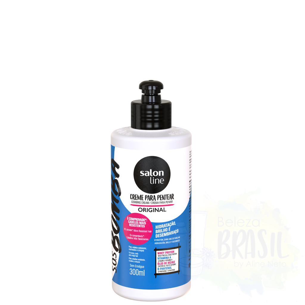Hair styling cream "S.O.S Bomba" Hydration and shine "Salon Line" 300ml