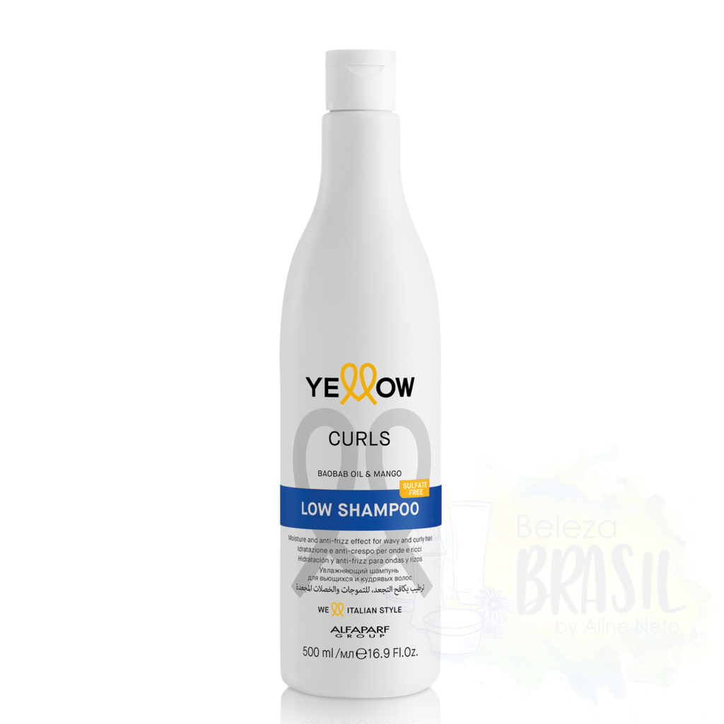 Moisturizing shmapoing "Curls" for hair curl "YELLOW" 500ml
