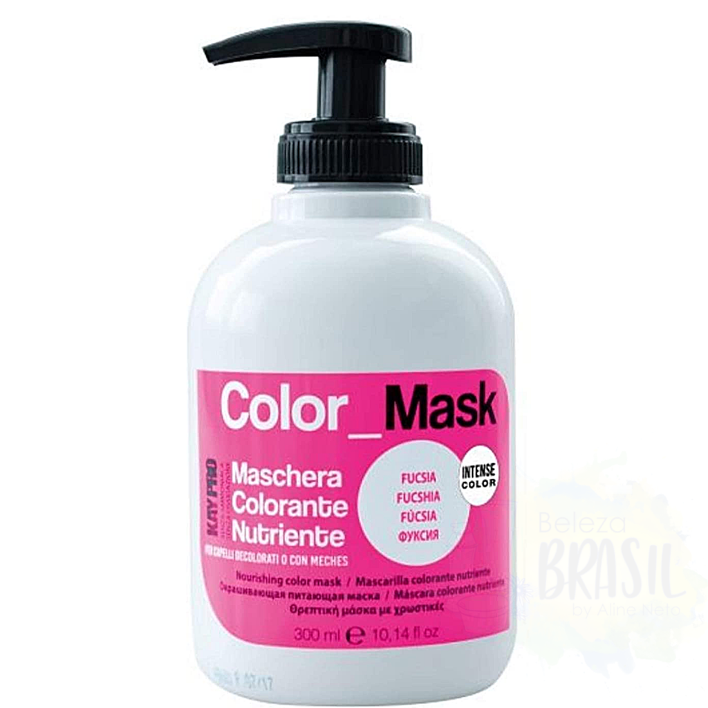 Máscara de coloração nutritiva "Color_Mask" Fucsia "Kay Pro" 300ml