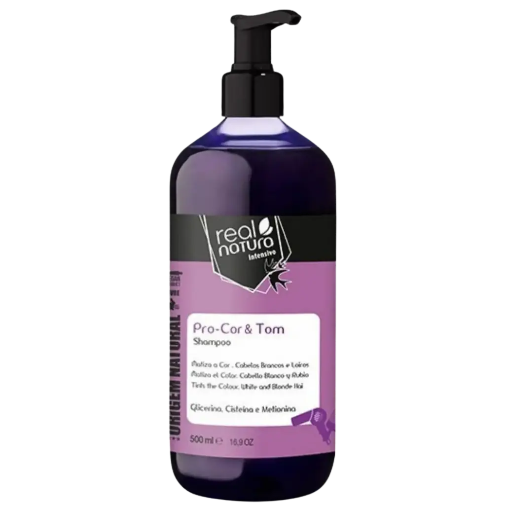 Champô Desamarelador - Pro-Cor & Tom - Real Natura 500ml