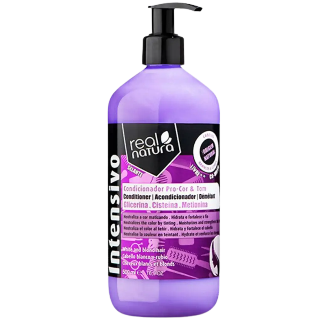 Condicionador Desamarelador - Pro-Cor & Tom - Real Natura 500ml