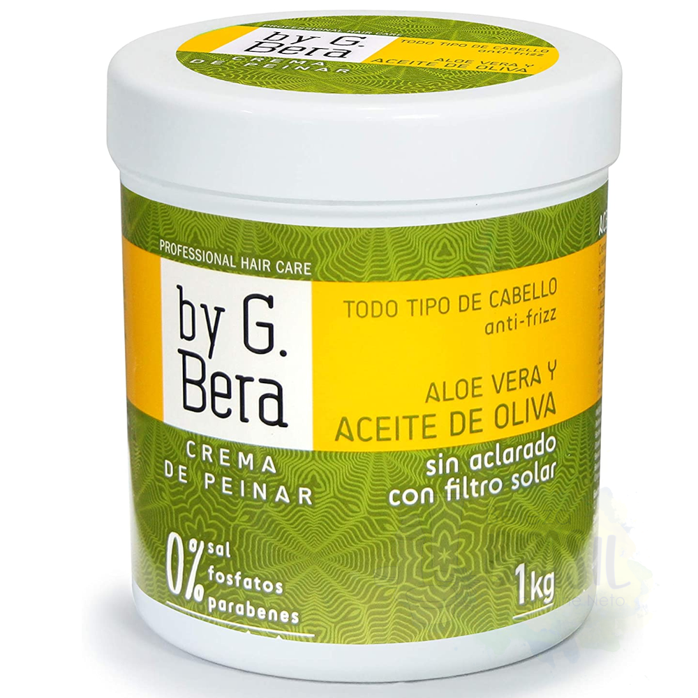 Intensive anti-frizz mask with olive oil, with solar filter "by g. bera" 1kg
