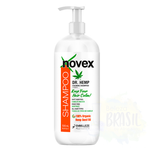 Shampoo anti-frizz and shine "Dr Hemp" "Novex" 500ml