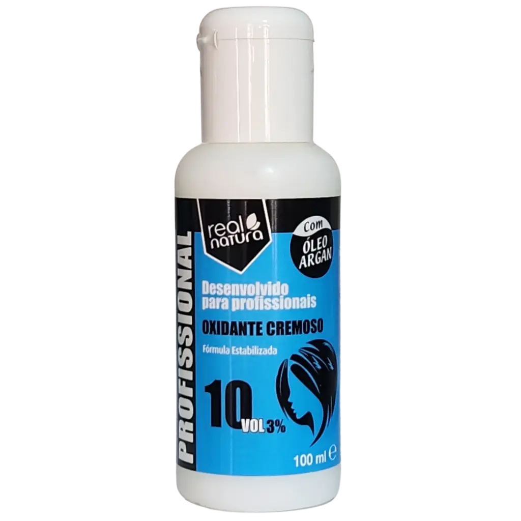 Creamy Oxidant with Argan Oil - 10Vol 3% - Coloring and Bleaching - Real Natura 100ml