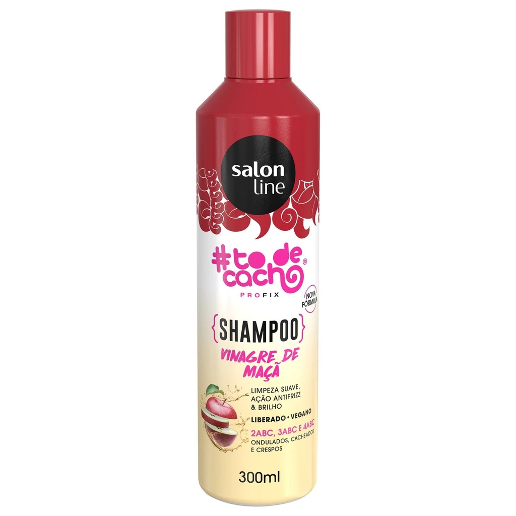 Shampoing "To de Cacho PROFIX Vinagre de maçã" Salon Line 300ml