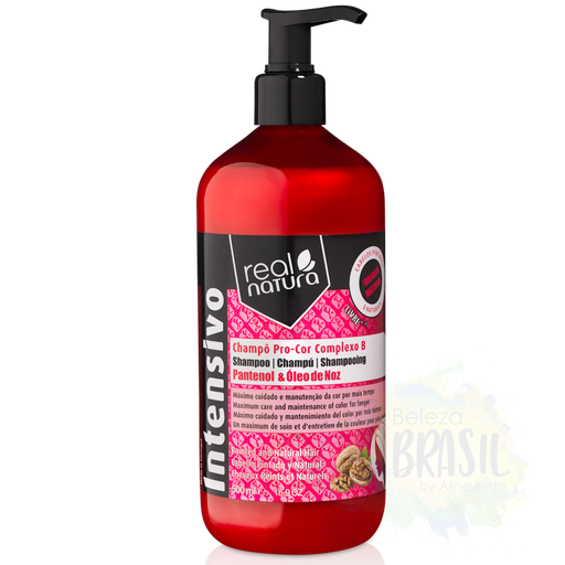 [5600493403194] Shampoo for "Pro-Cor Complexo B" Pantenol, nut oil "Real Natura" 500 ml
