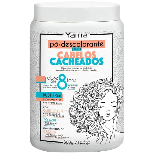 [7896150024354] Pó Descolorante para Cabelos Cacheados - Yama 300gr