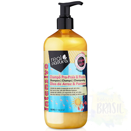 [5600493406010] Protective shampoo "Pro-Praia - Piscina" Protects from sun, salt and chlorine "Real Natura" 500ml
