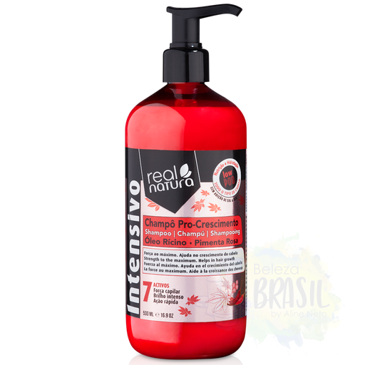 [1132] "Pro-Growth" vitamonado shampoo 7 fast-action actives "Real Natura" 500ml