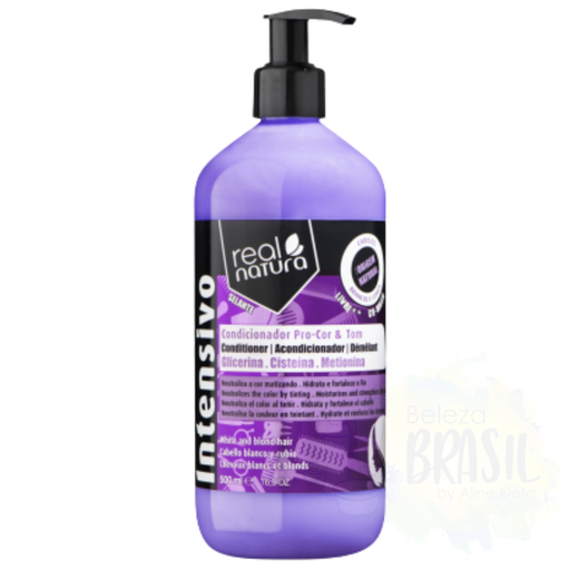 [1527] After shampoo "Pró-Cor & Tom" for blondes "Real Natura" 500ml