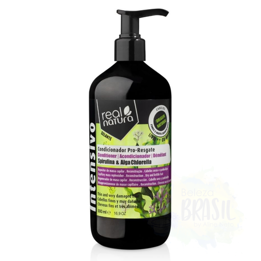 [1528] After-shampoo Healthy salt replenishment "Pro-Resgate" with Spirulina and Algae Chlorella "Real Natura" 500ml