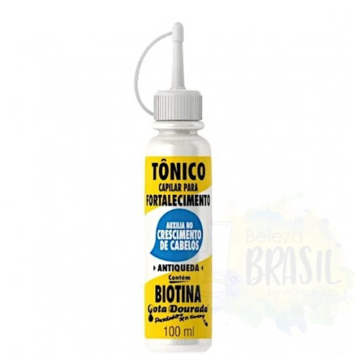 [G0007] Fortifying tonic "anti-queda Biotina" anti-fall with Biotin "Gota Dourada" 100ml