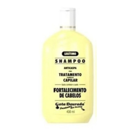 [G0001] Shampoo anti dandruff fortifying "Fortalecimento de Cabelos" Anti-fall "Gota Dourada" 430ml