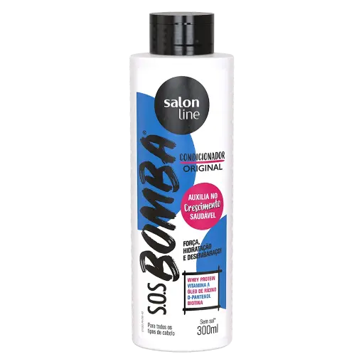 [7898009430682] Creme de penteado "SOS Bomba" Hidratação e brilho "Salon Line" 500ml