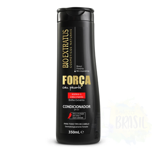 [7898132980078] After-shampoo fortifying "Forca com Pimenta" shine "Bio Extratus" 350ml