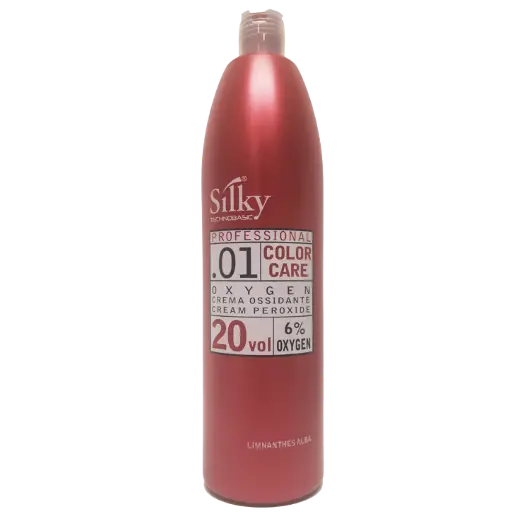 [8025337114093] Oxidant Cream - Professional Color Care - 20 Vol 6% - Silky TechnoBasic .01 - 1000ml