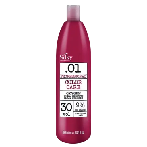 [8025337114116] Oxidant Cream - Professional Color Care - 30 Vol 9% - Silky TechnoBasic .01 - 1000ml