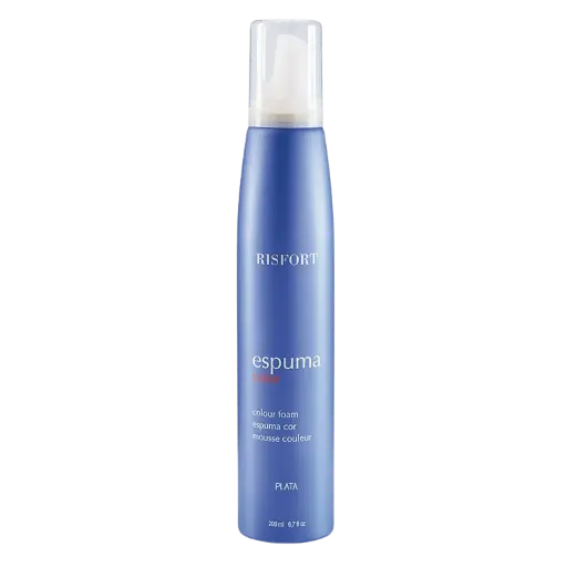 [8436006860188] Espuma Colorante - Linha Color - Reaviva e Intensifica a Cor Prateada Natural - Risfort - 200ml