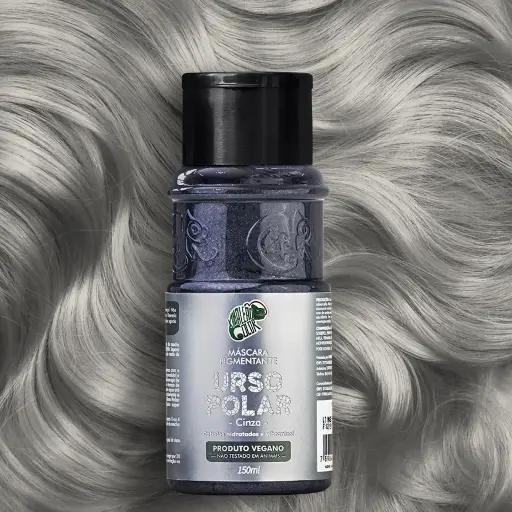 [7898449393523] Máscara Pigmentante - Kamaleão Color - Urso Polar (Cinza) - 150ml