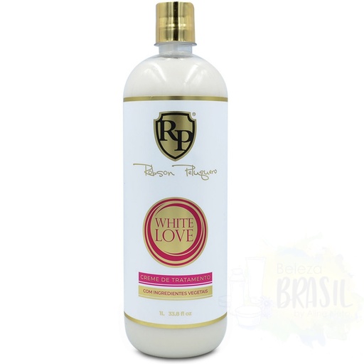 [7898693841061] Alisado Brasileño / Sellado "WHITE LOVE" con ingredientes vegetales "Robson Peluquero" 1L