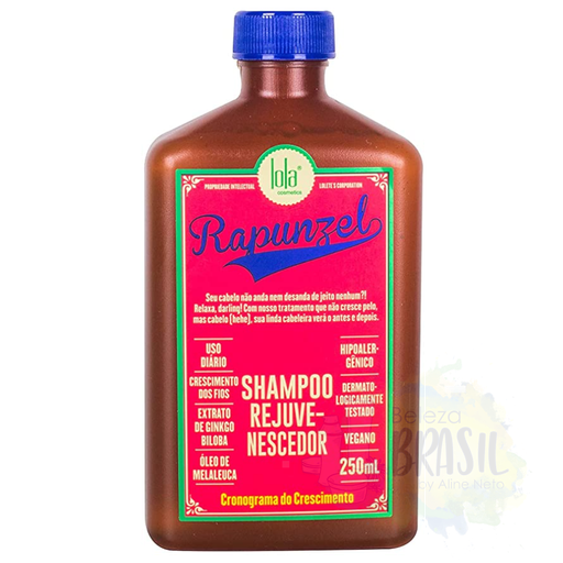 [7899572802272] Shampoo "Vegan" Rejuvenating "rapunzel" Growth Chronogram "lola" 250ml