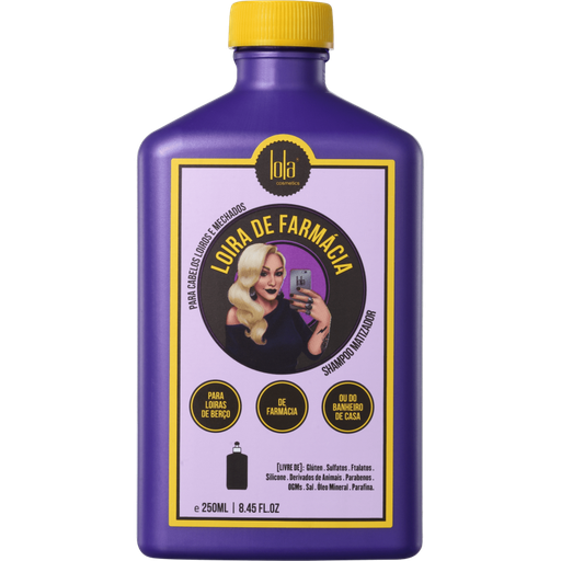 [7899572806126] Shampoo Vegan Nuancer "loira de farmacia" blond hair and "lola" 250ml