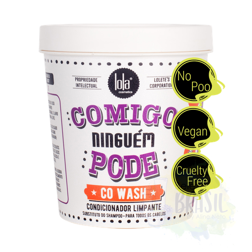 [7899572809882] Conditioner cleaner "co wash" (substitute for shampoo) "Comigo ningém Pode" shampoo - After-shampoo "Lola" 450g
