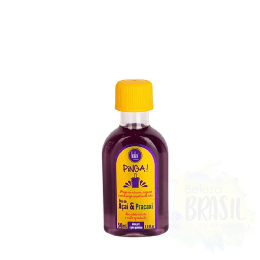[9408] Oil "Vegan" pre & post shampoo "Pinga - Açaí & Pracaxi" nutrition and shine for hair "Lola" 50ml