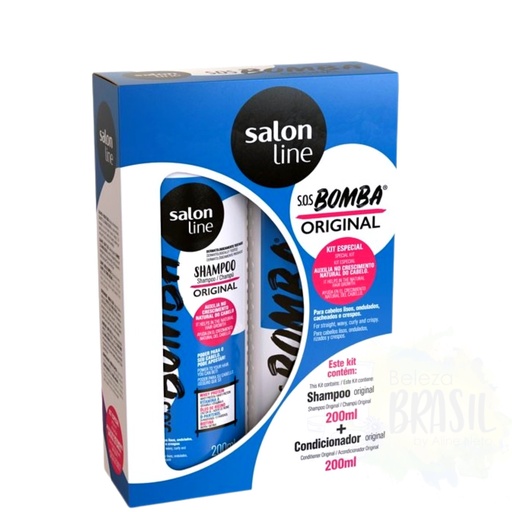 [7908458303540] Kit force et croissance "SOS Bomba Original" Salon Line 200+200ml